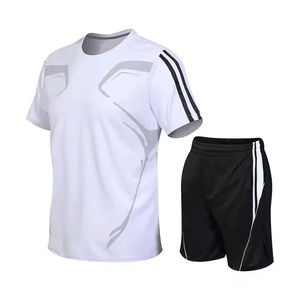 Conjunto de Uniforme de Camiseta y Pantalones Cortos de Bádminton con Logotipo Personalizado |   Ropa de Bádminton de Secado Rápido para Hombre, Uniformes de Tenis, Precio al por Mayor - Product Image 1