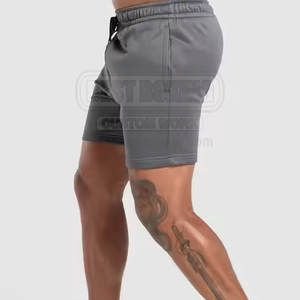 Prix de gros pour extérieur Short de gym décontracté pour homme logo personnalisé Short de gym léger et surdimensionné pour homme - Product Image 2