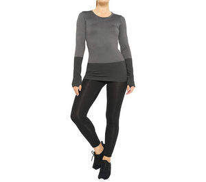 2025, venta al por mayor, conjunto de camisetas y mallas, LOGOTIPO personalizado, conjuntos de mujer, camisas de algodón de alta calidad, ropa, conjuntos de ropa de salón para mujer - Product Image 1