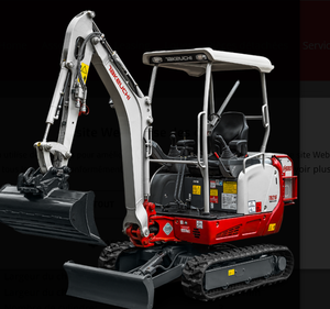 รถขุดขนาดเล็ก Takeuchi TB215 แบบตีนตะขาบ พร้อมมอเตอร์และปั๊ม น้ำหนัก 557 กก. ใช้งานได้ 10,001-20,000 ชั่วโมง เหมาะสำหรับงานเกษตรและก่อสร้าง - Product Image 1