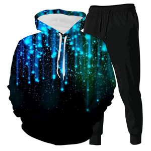 Conjunto Deportivo Navideño para Hombre, Impresión en Serigrafía, Calidad Premium, 100% Algodón, Felpa Francesa, para Entrenamiento y Jogging - Product Image 2