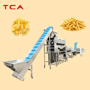 Dondurulmuş fransız kızartma üretim hattı/tam otomatik fransız kızartma üretim hattı/dondurulmuş patates kızartması yapma makinesi