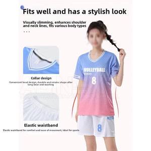 ชุดวอลเลย์บอลหญิงคุณภาพสูง แห้งเร็ว ระบายอากาศดี ไซส์ใหญ่ รุ่นใหม่ล่าสุด - Product Image 4