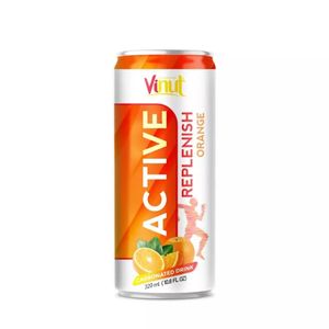 Boisson énergisante gazeuse de 320 ml, boisson isotonique active à l'orange, fabrication, échantillon gratuit, vente en gros en marque privée - Product Image 1