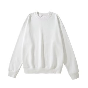 Nuevo estilo pulóver Sudadera con capucha para mujer 100% algodón logotipo personalizado impreso invierno con capucha cuello redondo invierno gota hombro Color sólido - Product Image 4