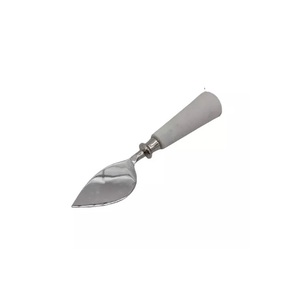 Ensemble de couverts modernes et tendance en acier inoxydable, 4 pièces, épandeur à beurre, poli miroir, pour hôtel, mariage, service de table - Product Image 3