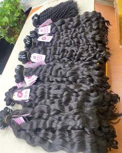 Bande de cheveux humains 100 vierge Remy bande dans l'extension de cheveux Double dessiné européen DHL FEDEX ensemble Style génie trame - Product Image 5