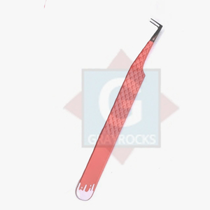 High Quality Premium Stainless Steel Eyelash Tweezers High Quality <b>Lash</b> Extension Tweezers - Product Image 1