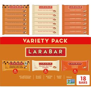 Assortiment de barres Larabar, barres aux fruits et aux noix sans gluten et végétaliennes, 18 barres, 1 lb 14 oz - Product Image 2