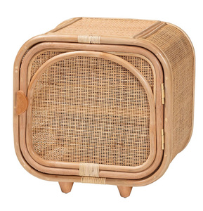 Aparador ajustable Consultor de embalaje de lino de ratán natural Selección de unidad de plástico Detalle de flujo Caja de negocios minimalista - Product Image 1