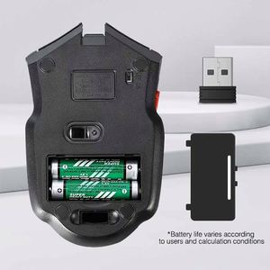 JERTECH JR4 <span class=keywords><strong>Souris</strong></span> de jeu optique <span class=keywords><strong>sans</strong></span> <span class=keywords><strong>fil</strong></span> à 6 boutons, 3 DPI 2.4G confortables, 6D, best-seller pour joueurs en ligne - Product Image 5