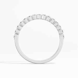 Bague de mariage en or 14K 18K de luxe haut de gamme avec diamant de laboratoire cultivé 0,39 Ct certifié VVS-VS, alliance d'anniversaire, bijoux en gros DIAMANT - Product Image 4