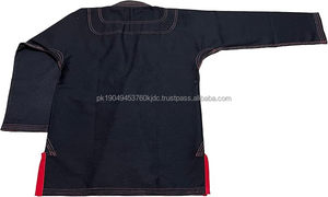 100% coton BJJ Gi Jiu Jitsu Kimono MMA BJJ uniforme 450GSM Perl armure Orange point Sportswear karaté Arts martiaux de haute qualité - Product Image 6