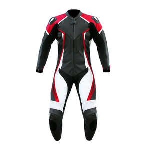 Combinaison de moto sur mesure en gros pour hommes, été/hiver, imperméable, ignifuge, combinaison de motocross pour les motards, vêtements de course en cuir - Product Image 1