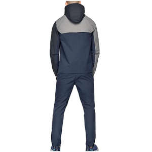 Veste coupe-vent imperméable à coquille souple pour hommes avec logo personnalisé 100% nylon pour les activités de plein air d'hiver Veste de pluie pour hommes - Product Image 4