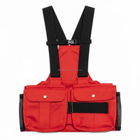 Gilet de chasse et de pêche Rehex Impex RI-DTV-38715 - Toile légère, respirante, couleur unie, style luxueux, toutes saisons