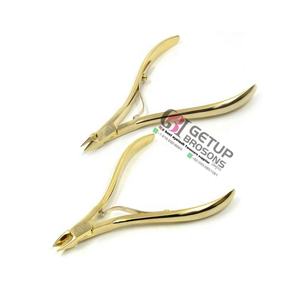 Alicates de acero inoxidable para cutículas, utensilios de belleza con Logo de Color y embalaje de tu logotipo, Color dorado, novedad - Product Image 3