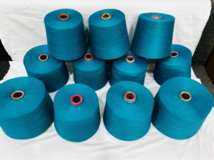 NE 40/2 100% เส้นใยไม้ไผ่ย้อมเส้นด้ายบนกรวยสำหรับถักและทอผ้า - Product Image 5