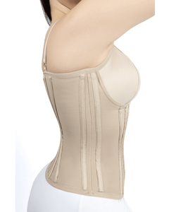 Ceinture de modélisation 18 ailerons en acier et ceinture de compression élevée postopératoire et d'utilisation quotidienne du sein préformé - Product Image 5