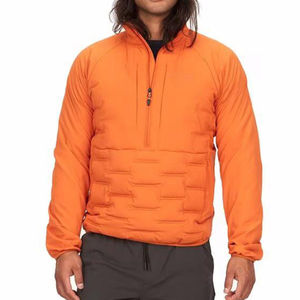 Dikson Sports High OEM Custom Design Oversized Mens Zip Pullover <b>Quilted</b> <b>Jacket</b> Lightweight Winter Down Puffer <b>Jacket</b> for Men - Product Image 4