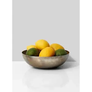 Cuenco Decorativo de Metal Pulido para Mesa de Comedor, Cuenco de Exhibición de Metal Chapado en Oro, Plato de Lujo Hecho a Medida, Seguro para Alimentos, Creativo de Zahid Exports - Product Image 3