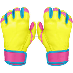 Gants de frappeur de baseball légers en cuir à manchette courte, antidérapants, pour gaucher, pour l'entraînement et la pratique - Product Image 6