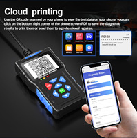 Escáner OBD II personalizable de fábrica 12V 1 año herramienta de diagnóstico de automóvil DTC datos en vivo lector de código de falla del motor diagnóstico de coche
