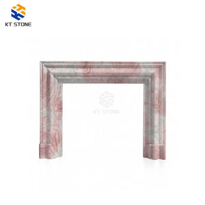 Cheminée en marbre sculpté à la main, prix réduit, motif personnalisé, marbre gris massif, cheminée en marbre blanc - Product Image 5