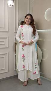 Heavy Rayon Women's <b>Kurti</b> Collection with Embroidery and Handwork - Product Image 5