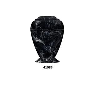 Urna para adultos de cremación de mármol cultivado georgiano de gran venta para cenizas humanas urna funeraria georgiana grande con bolsa de terciopelo gratis - Product Image 2