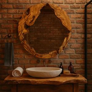 Espejo de Pared de Madera Elegante de la Mejor Calidad para Baño, Organización de Vestidores y Decoración del Hogar, Disponible para Precio de Exportación - Product Image 2