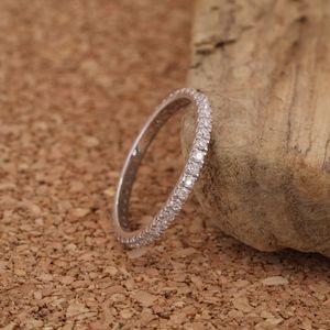 แหวนเพชรกลมโตในห้องปฏิบัติการทองคำ18K สุดหรูสำหรับสตรีสี VVS2ชัดเจนเครื่องประดับสำหรับผู้หญิงขายส่ง - Product Image 5