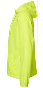 Custom Vintage Nylon Summer Windbreaker Anorak <b>Jacket</b> <b>Light</b> Weight Full Zipper with Stand Collar Contrasting Colors Plus Size - Product Image 3