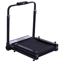 Tapis roulant électrique pliable Sudex WP9003 avec écran LCD, inclinaison réglable, utilisation domestique, acier compact, vitesse réglable de 6 à 10 km/h, moteur 2,0 HP, télécommande