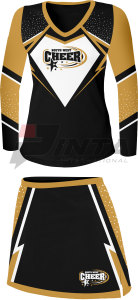 Nouvelle tenue de sport style cheerleading, nouvelle arrivée, haute qualité, respirante et confortable, en spandex/polyester, toutes saisons - Product Image 5