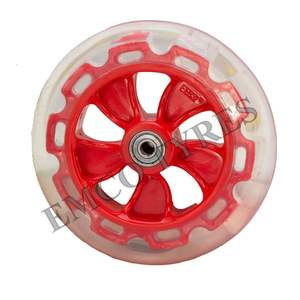 EMCO-Rueda de patinete rodante suave de 6 pulgadas de la mejor calidad con rodamientos 608ZZ, neumático ligero y duradero, fácil de ajustar para patinete - Product Image 4