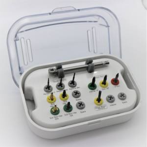 Navel Surgical Instruments NSL-HZ-2358 Dental Surgical Instrument Implant <b>Tools</b> <b>Ratchet</b> Adopter Broken Fixture Screw Set Manual - Product Image 2