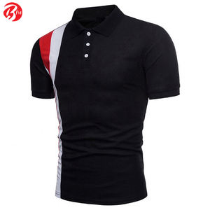 Men's Casual Style Solid Pattern for <b>Polo</b> <b>Shirts</b> New Design Breathable Jersey Custom Logo Street Style - Product Image 3
