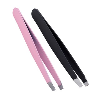 โลโก้ส่วนตัว ที่กําหนดเอง คลิปคิ้วแหนบ สแตนเลสที่ดีที่สุด กําจัดขนปลายละเอียด อุปกรณ์เสริมความงาม - Product Image 1