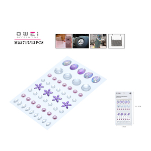 Petits autocollants décoratifs colorés de diamant - Product Image 1