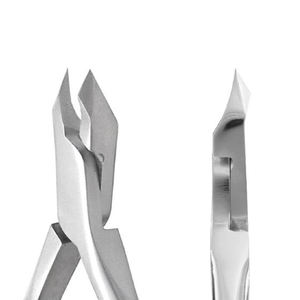 Pince à ongles professionnelle coupe-ongles à Double ressort avec lames minces pince à ongles à poignée unie en acier inoxydable de 5 mm - Product Image 1