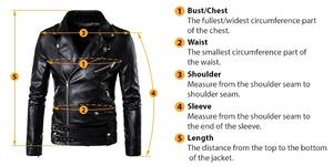 New 2025 Men's Genuine <b>Leather</b> Winter Jacket with Stand Collar Waterproof & Breathable Custom Design High Quality - Product Image 5