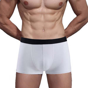Calzoncillos y Bóxers de algodón 100% para hombre profesional, suaves y cómodos con logotipo de tiro medio en la cintura, ropa interior para adultos - Product Image 3