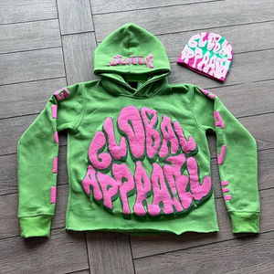 Streetwear unisexe pull à capuche en coton premium incarnant des vêtements d'hiver de haute qualité logo personnalisé prix de gros sweat à capuche - Product Image 6