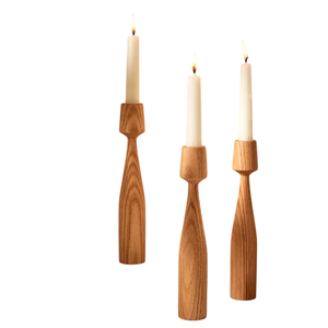 เชิงเทียนไม้ดีไซน์ใหม่สำหรับวางบนโต๊ะในงานแต่งงานเชิงเทียนไม้ - Product Image 5