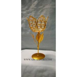 Portavelas votivo decorativo de forma redonda de Metal pulido de cobre, diseño atractivo, votivos metálicos de gran tamaño - Product Image 6