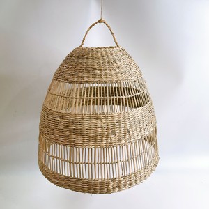 Pantalla de algas marinas ecológica al por mayor lámpara de araña colgante grande lámpara artesanal artesanos vietnamitas patrón de Bambú - Product Image 4