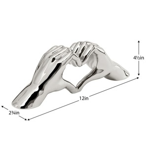 Sculpture à la main en forme de coeur belle décoration inspirée de l'amour pour salon chambre ou affichage de Table cadeau - Product Image 3