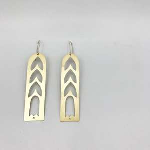 Pendientes de latón para mujer con encanto antiguo y diseño delicado para una noche elegante o ropa formal - Product Image 6