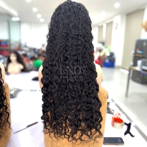 High Quality Black Bumerse Curly Natural Color Wigs From Vietnamese Human Hair Real Human Hair 2025 - Product Image 6